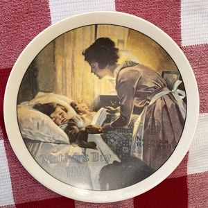 Norman Rockwell numbered plate - Mothers Day 1976